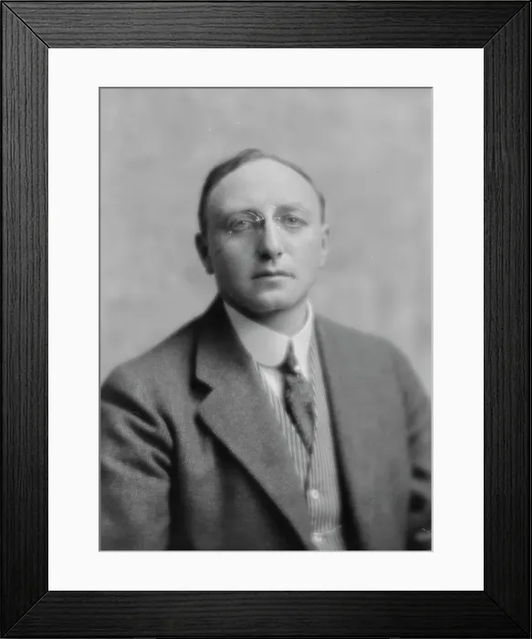Framed Print : Moench, George, Mr. portrait photograph, 1916. Creator: Arnold Genthe Framed Print : Moench, George, Mr. portrait photograph, 1916. Creator: Arnold Genthe