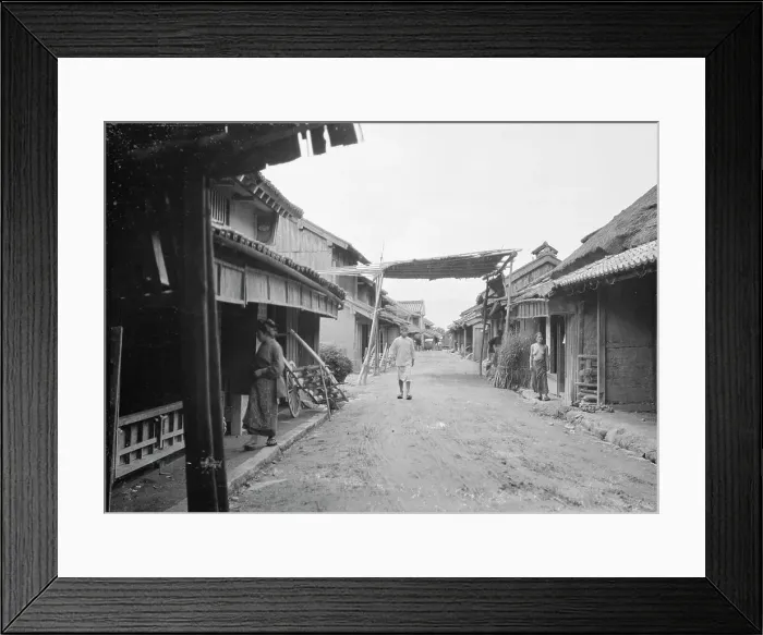 Framed Print : Travel views of Japan and Korea, 1908. Creator: Arnold Genthe Framed Print : Travel views of Japan and Korea, 1908. Creator: Arnold Genthe