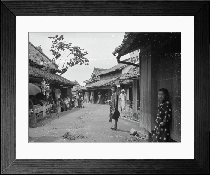 Framed Print : Travel views of Japan and Korea, 1908. Creator: Arnold Genthe Framed Print : Travel views of Japan and Korea, 1908. Creator: Arnold Genthe