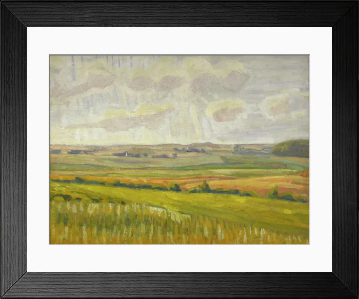Framed Print : Asminderup backs towards the light, 1924. Creator: Niels Larsen Stevns Framed Print : Asminderup backs towards the light, 1924. Creator: Niels Larsen Stevns