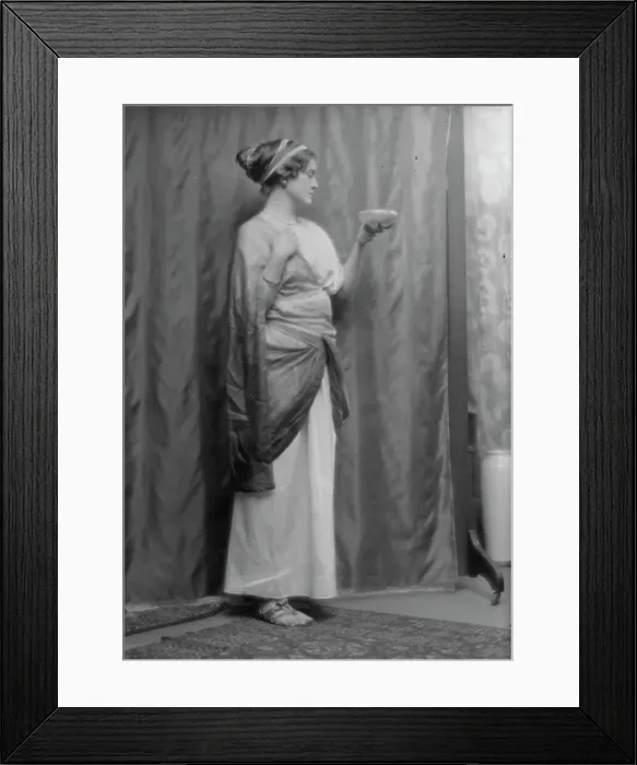 Framed Print : Montgomery, Margaret Phelps, Miss, portrait photograph, 1912 Sept. 27. Creator: Arnold Genthe Framed Print : Montgomery, Margaret Phelps, Miss, portrait photograph, 1912 Sept. 27. Creator: Arnold Genthe