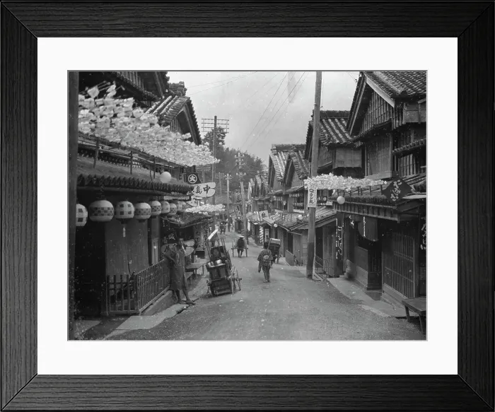 Framed Print : Travel views of Japan and Korea, 1908. Creator: Arnold Genthe Framed Print : Travel views of Japan and Korea, 1908. Creator: Arnold Genthe