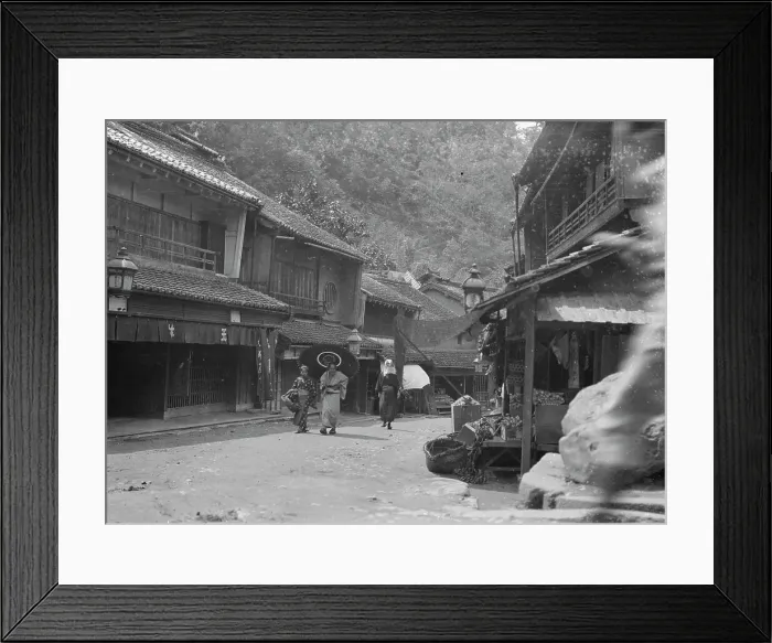 Framed Print : Travel views of Japan and Korea, 1908. Creator: Arnold Genthe Framed Print : Travel views of Japan and Korea, 1908. Creator: Arnold Genthe