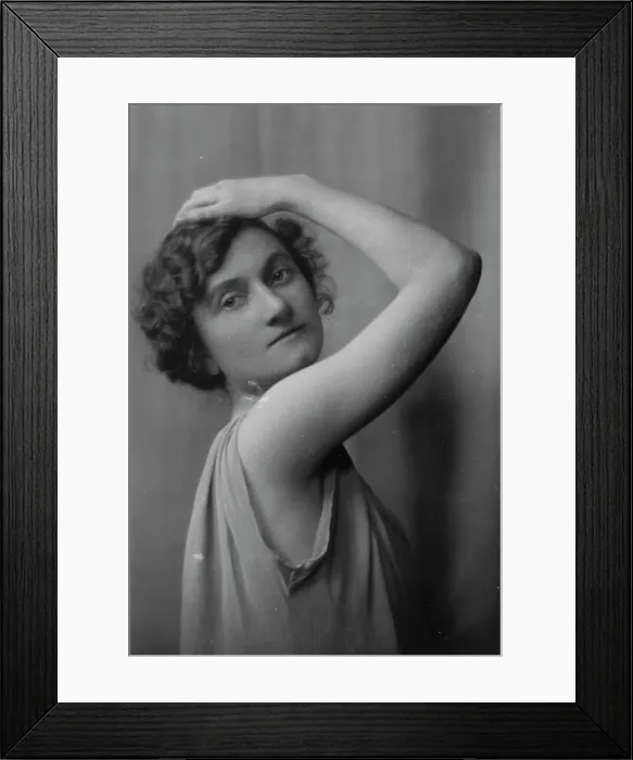Framed Print : Morgan, Marion, Miss, portrait photograph, 1917 June 5. Creator: Arnold Genthe Framed Print : Morgan, Marion, Miss, portrait photograph, 1917 June 5. Creator: Arnold Genthe