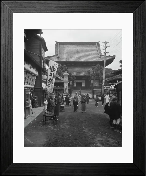 Framed Print : Travel views of Japan and Korea, 1908. Creator: Arnold Genthe Framed Print : Travel views of Japan and Korea, 1908. Creator: Arnold Genthe