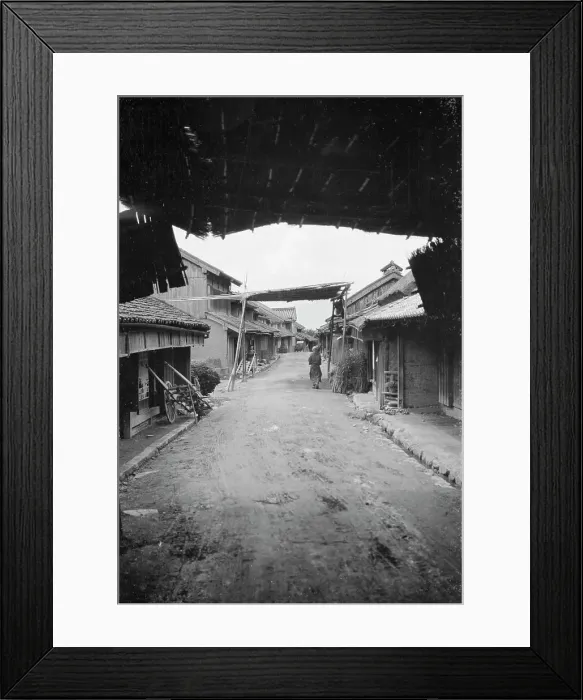 Framed Print : Travel views of Japan and Korea, 1908. Creator: Arnold Genthe Framed Print : Travel views of Japan and Korea, 1908. Creator: Arnold Genthe