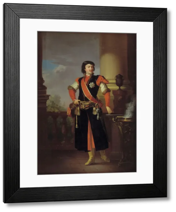 Framed Print : Portrait of Count Rzewuski, Polish Ambassador to Denmark, 1789-1790. Creator: Christian August Lorentzen Framed Print : Portrait of Count Rzewuski, Polish Ambassador to Denmark, 1789-1790. Creator: Christian August Lorentzen