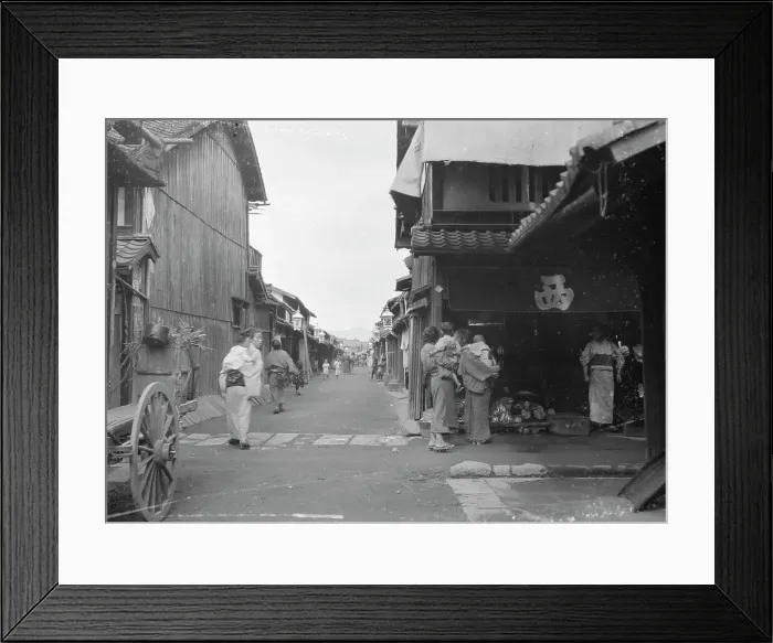 Framed Print : Travel views of Japan and Korea, 1908. Creator: Arnold Genthe Framed Print : Travel views of Japan and Korea, 1908. Creator: Arnold Genthe