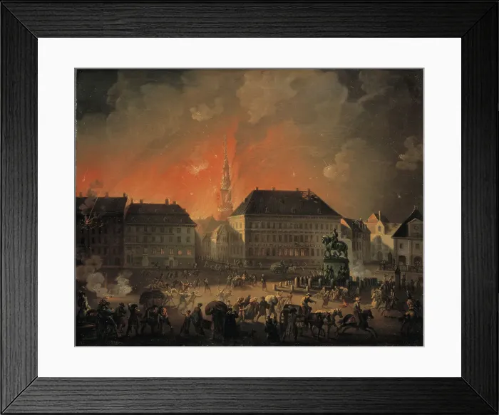Framed Print : The Most Terrible Night, 1807-1808. Creator: Christian August Lorentzen Framed Print : The Most Terrible Night, 1807-1808. Creator: Christian August Lorentzen