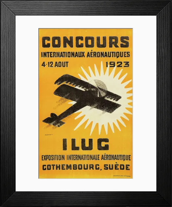 Framed Print : Concours Internationaux Aéronautiques, 1923. Creator: Meurling, Carl (1879-1929) Framed Print : Concours Internationaux Aéronautiques, 1923. Creator: Meurling, Carl (1879-1929)