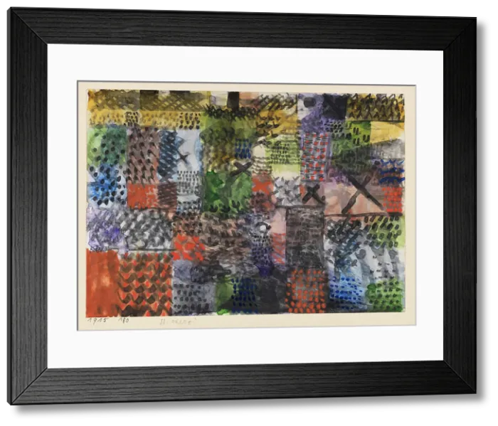 Framed Print : Embroidery, 1915. Creator: Klee, Paul (1879-1940) Framed Print : Embroidery, 1915. Creator: Klee, Paul (1879-1940)