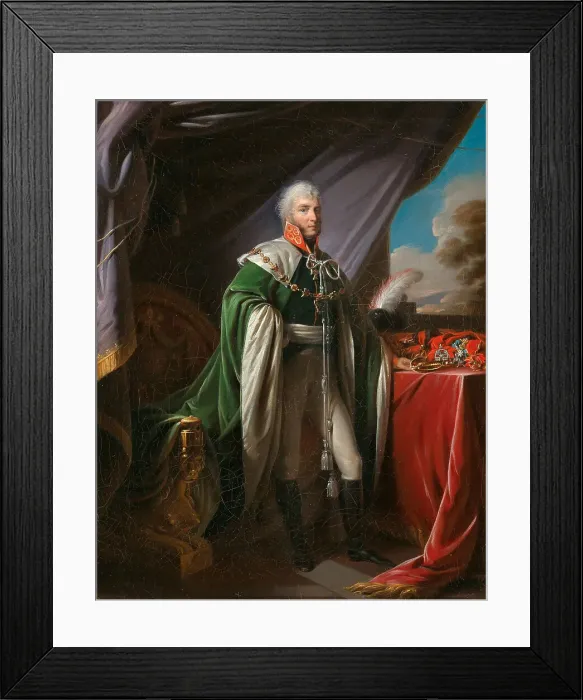Framed Print : Portrait of Prince Sergei Fyodorovich Golitsyn (1749-1810), before 1810. Creator: Damon Ortolani, Giovanni Battista (1750-after 1810) Framed Print : Portrait of Prince Sergei Fyodorovich Golitsyn (1749-1810), before 1810. Creator: Damon Ortolani, Giovanni Battista (1750-after 1810)