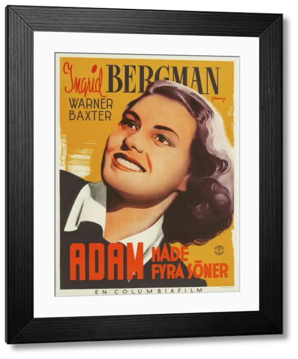 Framed Print : Movie poster Adam Had Four Sons by Gregory Ratoff, 1941. Creator: Rohman, Eric (1891-1949). Movie poster Adam Had Four Sons by Gregory Ratoff, 1941. Creator: Rohman, Eric (1891-1949) Framed Print : Movie poster Adam Had Four Sons by Gregory Ratoff, 1941. Creator: Rohman, Eric (1891-1949). Movie poster Adam Had Four Sons by Gregory Ratoff, 1941. Creator: Rohman, Eric (1891-1949)