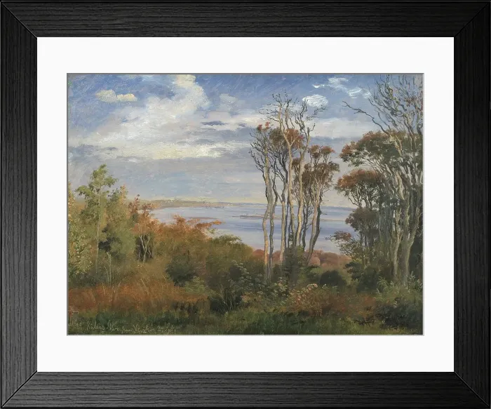 Framed Print : Kolås Wood, Vejrhoj, 1846. Creator: Johan Thomas Lundbye Framed Print : Kolås Wood, Vejrhoj, 1846. Creator: Johan Thomas Lundbye