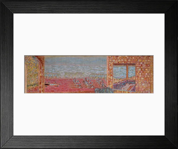 Framed Print : The terrace in the sunlight (La Terrasse en soleillée), 1939-1946. Creator: Bonnard, Pierre (1867-1947) Framed Print : The terrace in the sunlight (La Terrasse en soleillée), 1939-1946. Creator: Bonnard, Pierre (1867-1947)