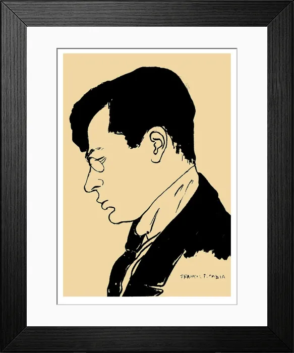Framed Print : Portrait of Tristan Tzara (1896-1963), 1919-1920. Creator: Picabia, Francis (1879-1953) Framed Print : Portrait of Tristan Tzara (1896-1963), 1919-1920. Creator: Picabia, Francis (1879-1953)