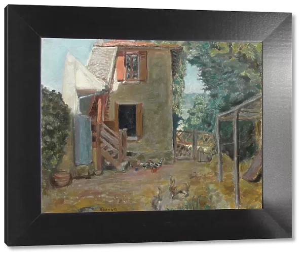 Maison de la Mère du Peintre Roussel à L'Étang-La-Ville, c. 1903. Creator: Bonnard, Pierre (1867-1947)
