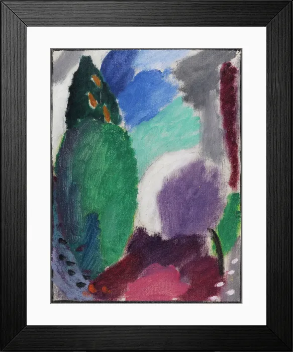 Framed Print : Variation: Cool Spring, 1916. Creator: Javlensky, Alexei, von (1864-1941) Framed Print : Variation: Cool Spring, 1916. Creator: Javlensky, Alexei, von (1864-1941)