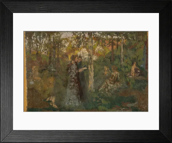 Framed Print : Jeunes femmes dans un sous bois, c. 1892-1893. Creator: Roussel, Ker-Xavier (1867-1944) Framed Print : Jeunes femmes dans un sous bois, c. 1892-1893. Creator: Roussel, Ker-Xavier (1867-1944)
