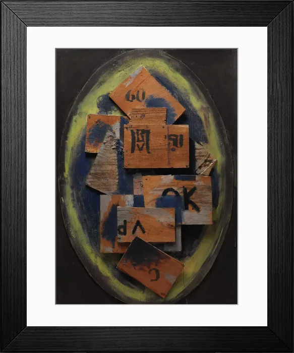 Framed Print : Composition 2;The Second Commandment, 1918. Creator: Vilhelm Lundstrom Framed Print : Composition 2;The Second Commandment, 1918. Creator: Vilhelm Lundstrom