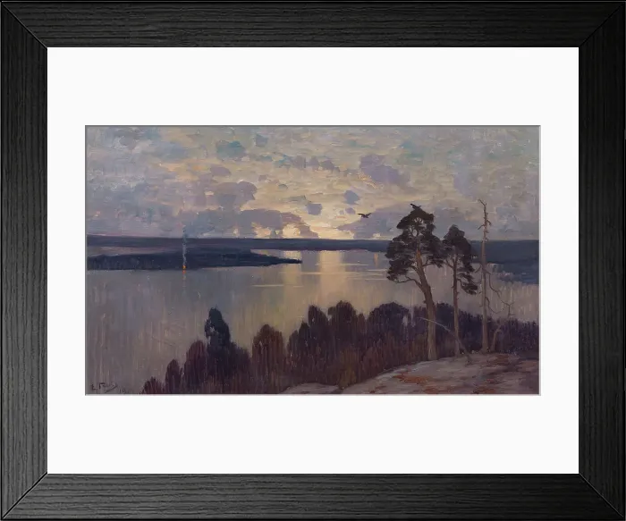 Framed Print : Midsummer Night, End of 19th-Early 20th cen.. Creator: Taube, Eugen (1860-1913) Framed Print : Midsummer Night, End of 19th-Early 20th cen.. Creator: Taube, Eugen (1860-1913)
