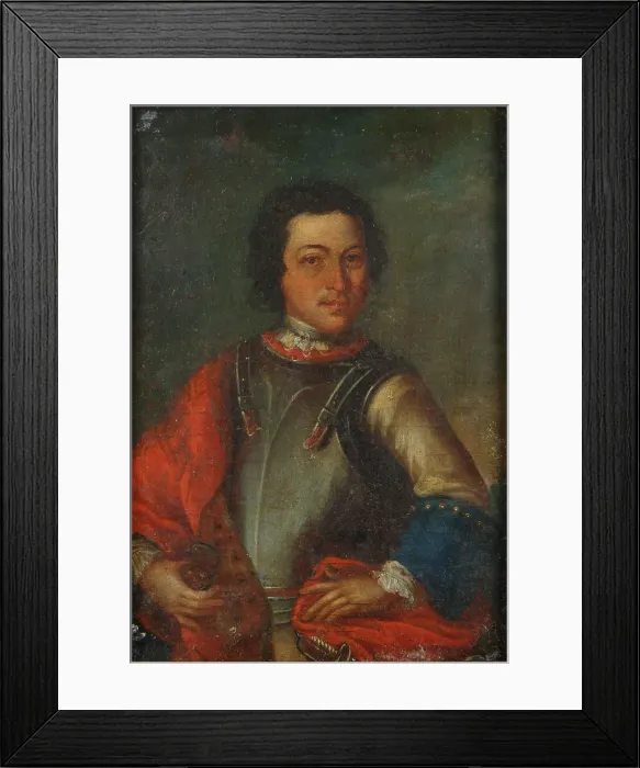 Framed Print : Portrait of Peter I the Great (1672-1725), End of 17th cen.. Creator: Anonymous Framed Print : Portrait of Peter I the Great (1672-1725), End of 17th cen.. Creator: Anonymous