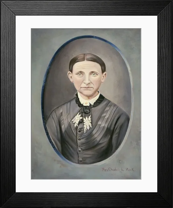 Framed Print : Mrs. Charlotte Root, 1935 / 1942. Creator: Robert Clark Framed Print : Mrs. Charlotte Root, 1935 / 1942. Creator: Robert Clark