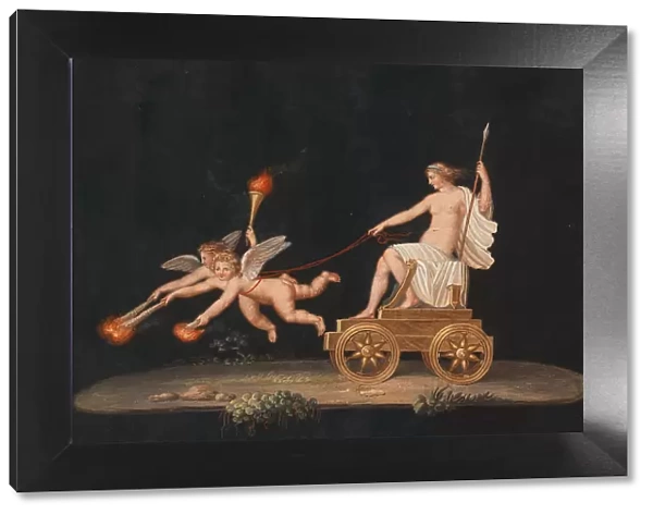 Union d'Amore (Venus on a carriage, drawn by putti), c. 1800. Creator: Maestri, Michelangelo (c. 1779-1812)
