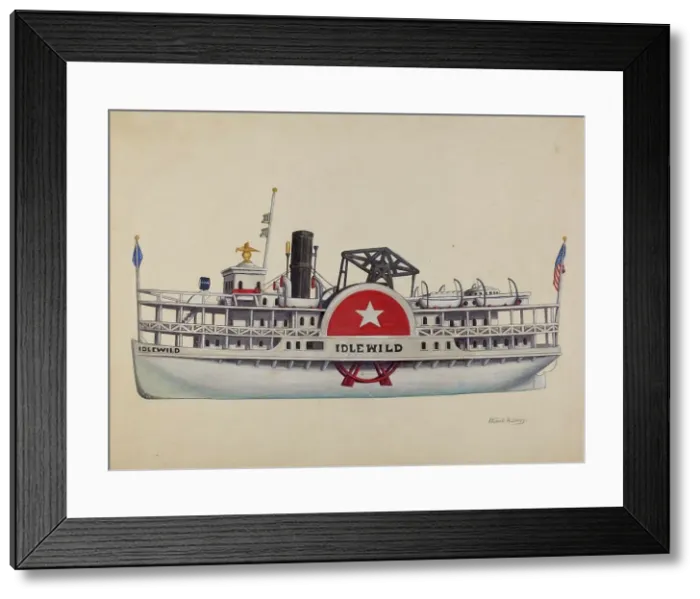 Framed Print : Model Ship Idlewild, c. 1938. Creator: Frank Gray. Model Ship Idlewild, c. 1938. Creator: Frank Gray Framed Print : Model Ship Idlewild, c. 1938. Creator: Frank Gray. Model Ship Idlewild, c. 1938. Creator: Frank Gray