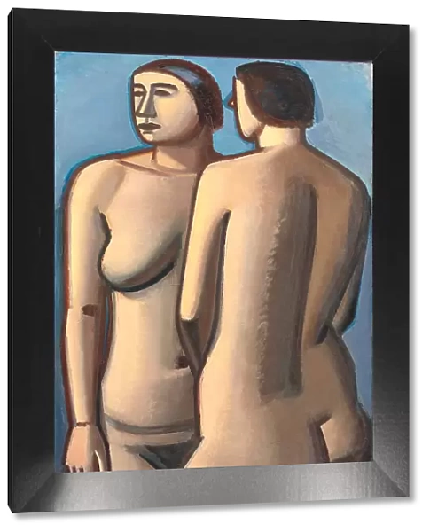 Two Female Nudes, 1927. Creator: Vilhelm Lundstrom