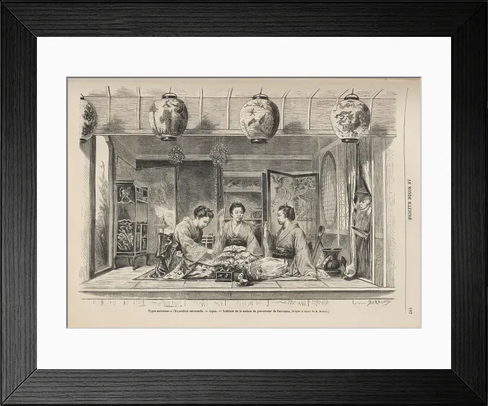 Framed Print : Pavilion The Government of the Satsuma Province of Japan at the Paris Universal Exhibition 1867. Creator: Anonymous. Pavilion The Government of the Satsuma Province of Japan at the Paris Universal Exhibition 1867. Creator: Anonymous Framed Print : Pavilion The Government of the Satsuma Province of Japan at the Paris Universal Exhibition 1867. Creator: Anonymous. Pavilion The Government of the Satsuma Province of Japan at the Paris Universal Exhibition 1867. Creator: Anonymous