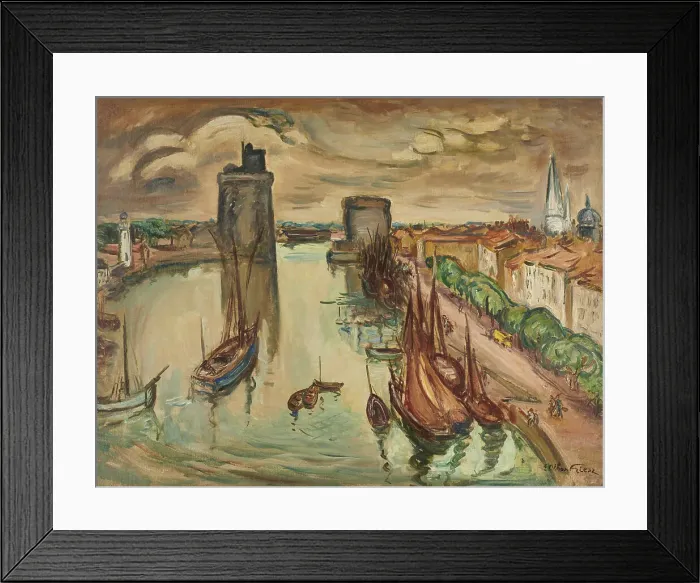 Framed Print : La Rochelle. Creator: Friesz, Achille-Emile-Othon (1879-1949) Framed Print : La Rochelle. Creator: Friesz, Achille-Emile-Othon (1879-1949)