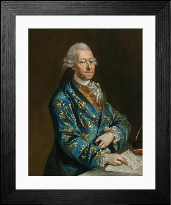 Framed Print : Clemens August of Bavaria (1700-1761), Archbishop-Elector of Cologne. Creator: Maurer, Hubert (1738-1818) Framed Print : Clemens August of Bavaria (1700-1761), Archbishop-Elector of Cologne. Creator: Maurer, Hubert (1738-1818)