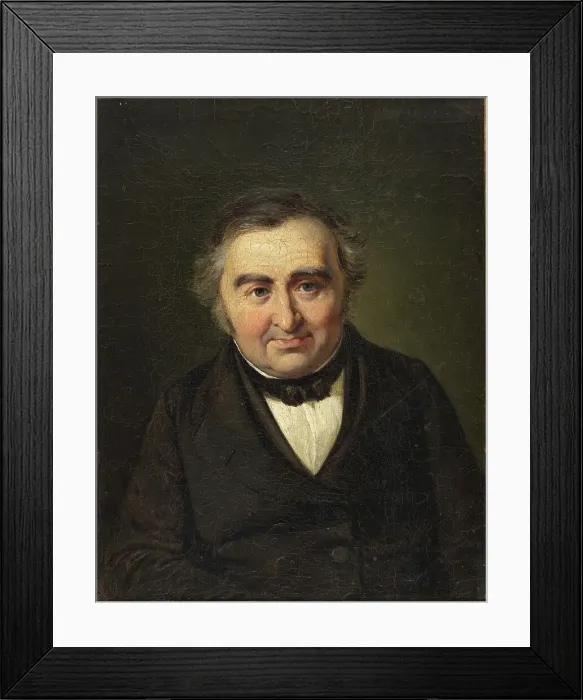 Framed Print : Etatsråd M.L. Nathanson, 1825-1873. Creator: Wilhelm Marstrand Framed Print : Etatsråd M.L. Nathanson, 1825-1873. Creator: Wilhelm Marstrand