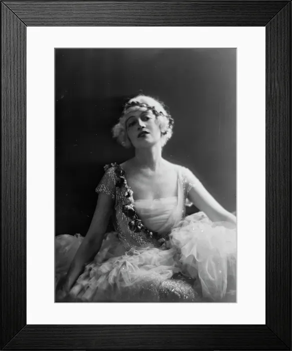 Framed Print : Miss Ann Andrews, 1919 Sept. 3. Creator: Arnold Genthe Framed Print : Miss Ann Andrews, 1919 Sept. 3. Creator: Arnold Genthe