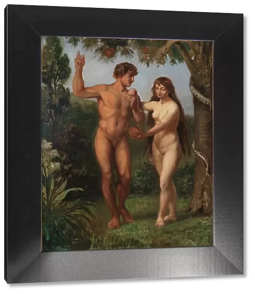 Eve Tempts Adam, 1825-1873. Creator: Wilhelm Marstrand