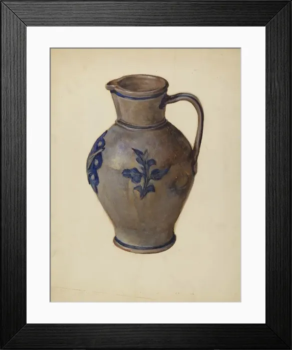 Framed Print : Pitcher, 1937. Creator: C.W. Perky Framed Print : Pitcher, 1937. Creator: C.W. Perky