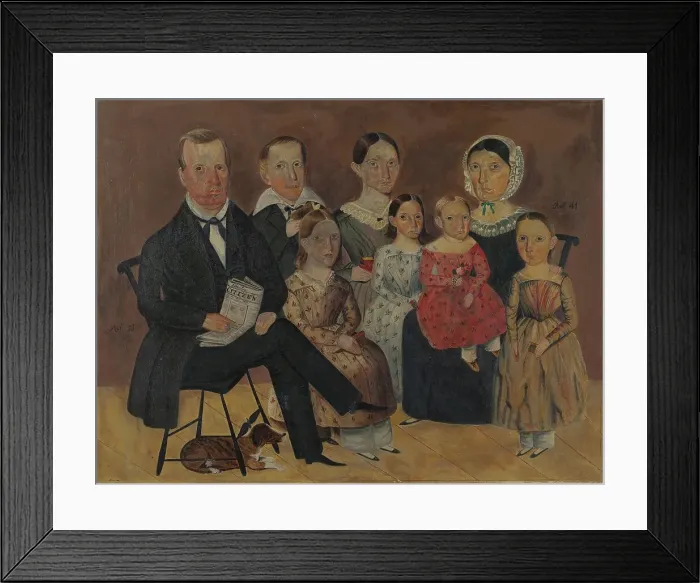 Framed Print : John J. Wagner Family Portrait, c. 1940. Creator: Archie Thompson Framed Print : John J. Wagner Family Portrait, c. 1940. Creator: Archie Thompson