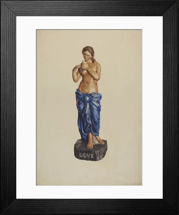 Framed Print : Garden or Circus Figure, c. 1940. Creator: Robert Barton Framed Print : Garden or Circus Figure, c. 1940. Creator: Robert Barton