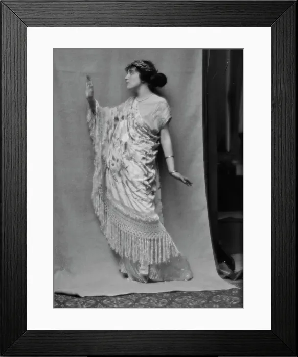 Framed Print : Namara-Toye, Mme. portrait photograph, 1912. Creator: Arnold Genthe Framed Print : Namara-Toye, Mme. portrait photograph, 1912. Creator: Arnold Genthe