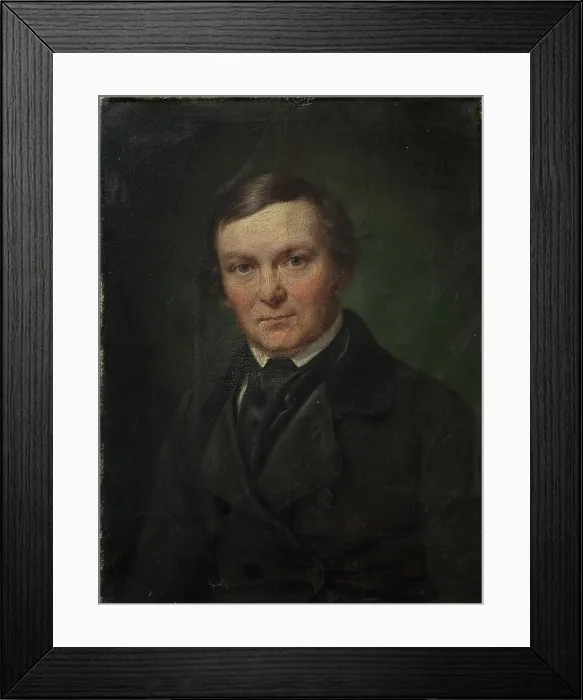 Framed Print : The Architect Gottlieb Bindesboll, 1844. Creator: Wilhelm Marstrand Framed Print : The Architect Gottlieb Bindesboll, 1844. Creator: Wilhelm Marstrand