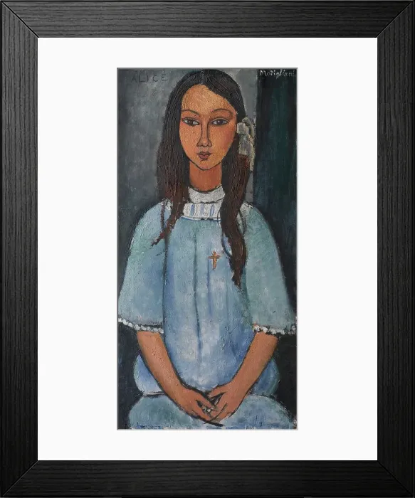 Framed Print : Alice, 1916-1919. Creator: Amadeo Modigliani Framed Print : Alice, 1916-1919. Creator: Amadeo Modigliani