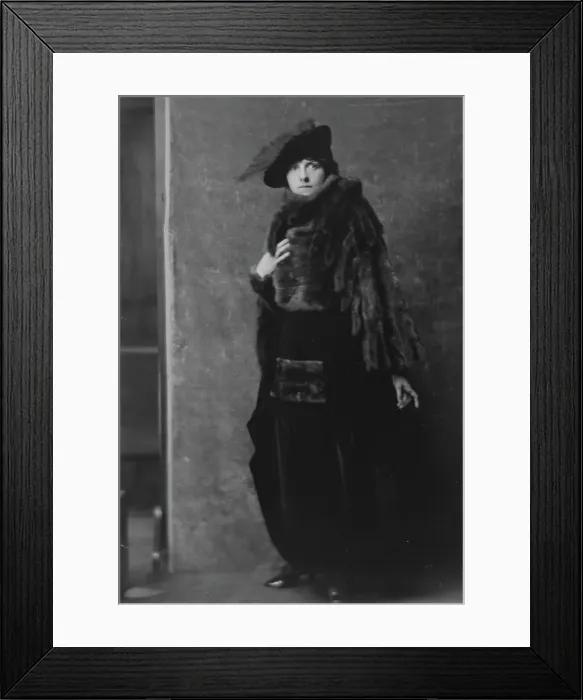 Framed Print : Nash, Mary, Miss, portrait photograph, 1917 Sept. 10. Creator: Arnold Genthe Framed Print : Nash, Mary, Miss, portrait photograph, 1917 Sept. 10. Creator: Arnold Genthe