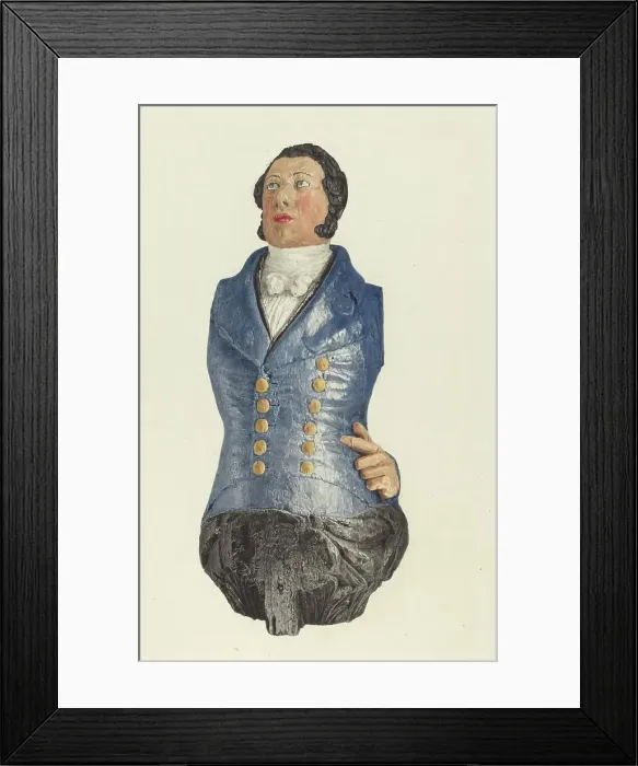 Framed Print : Ship's Figurehead, c. 1941. Creator: Marian Page Framed Print : Ship's Figurehead, c. 1941. Creator: Marian Page