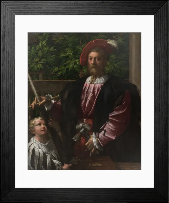 Framed Print : Portrait of Lorenzo Cybo, 1523. Creator: Parmigianino Framed Print : Portrait of Lorenzo Cybo, 1523. Creator: Parmigianino