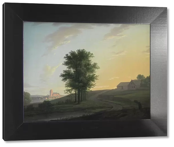 Evening Landscape near Gentofte, North of Copenhagen, 1764-1790. Creator: Erik Pauelsen
