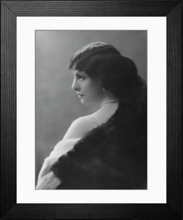 Framed Print : Nash, Mary, Miss, portrait photograph, 1917 Sept. 10. Creator: Arnold Genthe Framed Print : Nash, Mary, Miss, portrait photograph, 1917 Sept. 10. Creator: Arnold Genthe