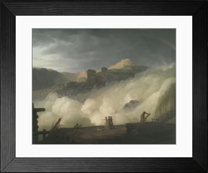 Framed Print : The Sarpfossen in Norway, 1789. Creator: Erik Pauelsen Framed Print : The Sarpfossen in Norway, 1789. Creator: Erik Pauelsen