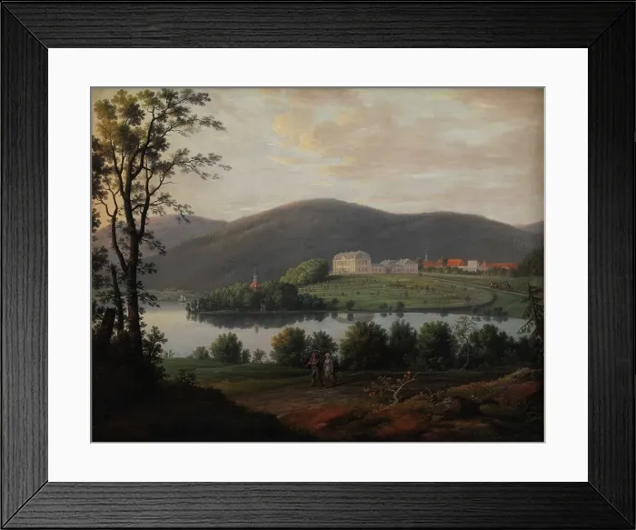 Framed Print : View of Bogstad in Norway, 1789. Creator: Erik Pauelsen Framed Print : View of Bogstad in Norway, 1789. Creator: Erik Pauelsen