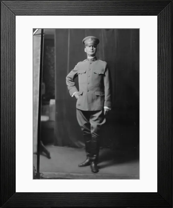 Framed Print : Colonel Armstead, portrait photograph, 1918 May 3. Creator: Arnold Genthe Framed Print : Colonel Armstead, portrait photograph, 1918 May 3. Creator: Arnold Genthe